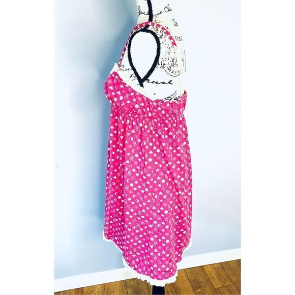 Victoria's Secret Women's XS Pink Lace Babydoll Nightie Nightgown Loungewear - Picture 5 of 8